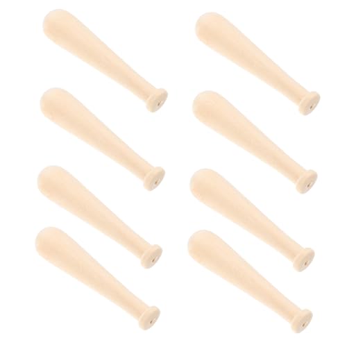 Warmhm 10 Stück Mini Holz Baseballschläger Unlackiert DIY Bastelset für Kreative Projekte Fotorequisiten und Partygeschenke für Bastelenthusiasten Warmhm 10 Stück Mini Holz Baseballschläger Unlackiert DIY Bastelset für Kreative Projekte Fotorequisiten und Partygeschenke für Bastelenthusiasten von Warmhm
