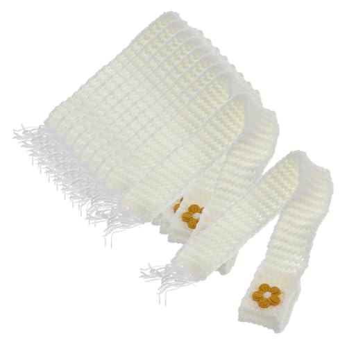 Warmhm 10 Stück Mini Schal Zum Basteln Schals Weinflaschen Schal Accessoire DIY Babypuppe Puppen Deko Puppenschal Puppenhaus Zubehör Deko Mini Schal Weiße Baumwolle Warmhm 10 Stück Mini Schal Zum Basteln Schals Weinflaschen Schal Accessoire DIY Babypuppe Puppen Deko Puppenschal Puppenhaus Zubehör Deko Mini Schal Weiße Baumwolle von Warmhm