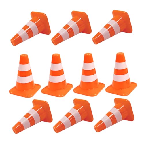 Warmhm 10 Stück Mini Verkehrshütchen für Lernspielzeug zur Verkehrssicherheit und Symbolerkennung für Sandtisch Dekoration und Kreative Spielideen Warmhm 10 Stück Mini Verkehrshütchen für Lernspielzeug zur Verkehrssicherheit und Symbolerkennung für Sandtisch Dekoration und Kreative Spielideen von Warmhm