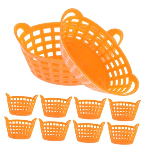 Warmhm 10 Stück Mini Wäschekörbe Würfel Weidenkörbe Weidenkörbe Einkaufskörbe Kleiner Wäschekorb Faltbarer Korb Mit Griff Aufbewahrungskorb Orange Kunststoff Warmhm 10 Stück Mini Wäschekörbe Würfel Weidenkörbe Weidenkörbe Einkaufskörbe Kleiner Wäschekorb Faltbarer Korb Mit Griff Aufbewahrungskorb Orange Kunststoff von Warmhm