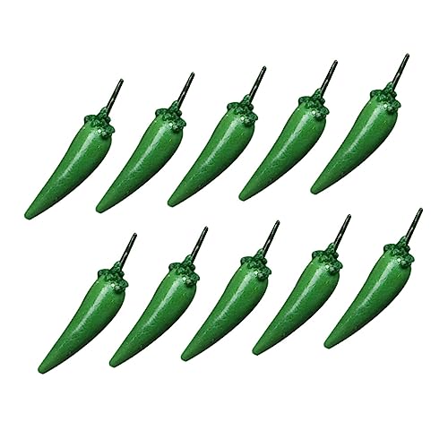 Warmhm 10 Stück Mini-gemüsemodell Chili-Dekorationen Mini-Essen Gefälschtes Essen Mini Paprika Gefälschte Karotte Miniaturen Mini-Dinge Mini-Pfeffer Miniaturgemüse Green Harz Warmhm 10 Stück Mini-gemüsemodell Chili-Dekorationen Mini-Essen Gefälschtes Essen Mini Paprika Gefälschte Karotte Miniaturen Mini-Dinge Mini-Pfeffer Miniaturgemüse Green Harz von Warmhm