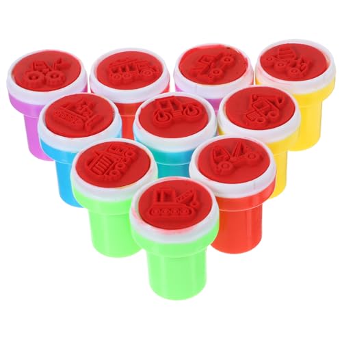 Warmhm 10 Stück Teiliges Fahrzeug Stempel für Baufahrzeuge Stempel für Bastelarbeiten DIY Party Deko und Klassenbelohnungen Warmhm 10 Stück Teiliges Fahrzeug Stempel für Baufahrzeuge Stempel für Bastelarbeiten DIY Party Deko und Klassenbelohnungen von Warmhm