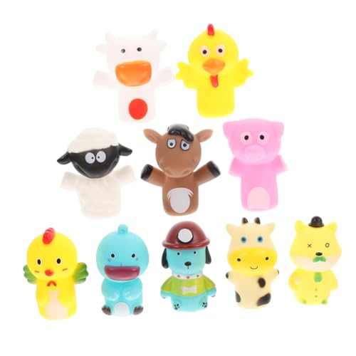 Warmhm 10 Stück Teiliges Interaktive Fingerpuppen für Lustige Tierpuppen aus Vinyl für Geschichtenerzählen und Rollenspiele Partys und Kreative Spielstunden Warmhm 10 Stück Teiliges Interaktive Fingerpuppen für Lustige Tierpuppen aus Vinyl für Geschichtenerzählen und Rollenspiele Partys und Kreative Spielstunden von Warmhm