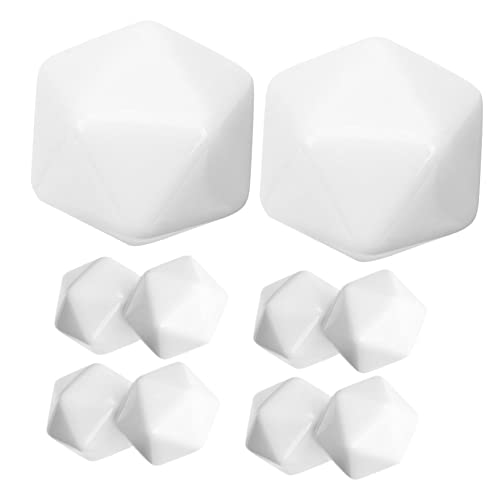 Warmhm 10 Stück Teiliges Leere Acrylwürfel DIY Bastelwürfel für Kreativen Gestalten Lernspiele und Bastelprojekte von Warmhm