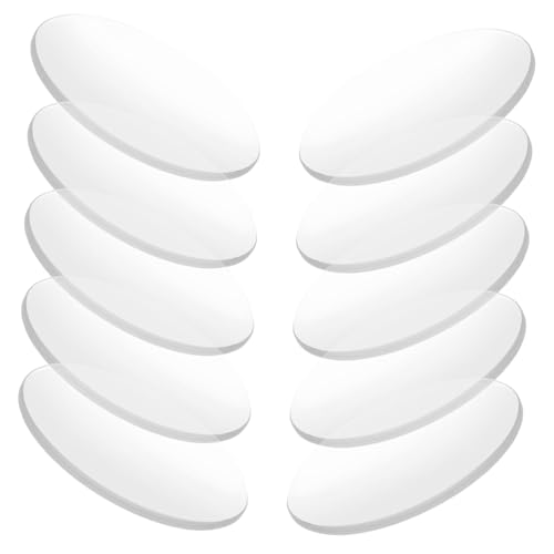 Warmhm 10 Stück Teiliges Optische Acryl linsen Doppelt Gewölbt Vergrößernde Ersatzlinsen für Wissenschaftliche Experimente und Präzise Lesearbeiten als Lernhilfe und Ausrüstung von Warmhm