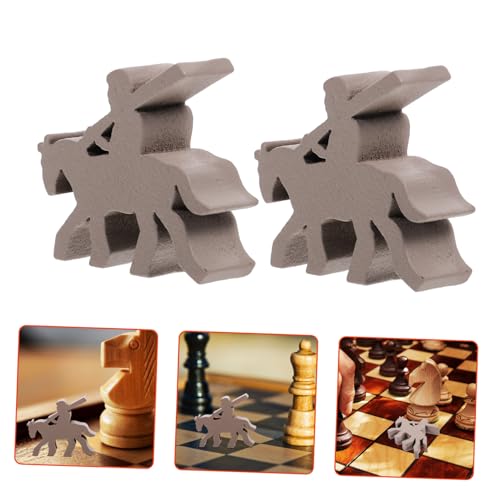 Warmhm 10 Stück Teiliges aus Holz Schachfiguren Design Leicht und Tragbar für Brettspiele für Familien und Freundesunterhaltung Vielseitig Einsetzbar von Warmhm