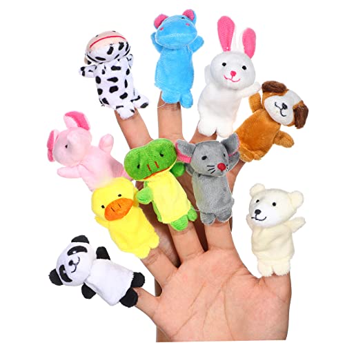 Warmhm 10 Stück Tierische Fingerpuppe Hand-Finger-puppenspielzeug Fingerpuppe Puppe Requisite Fingerpuppenspielzeug Fingerpuppe Fingerspielzeug Plüsch Warmhm 10 Stück Tierische Fingerpuppe Hand-Finger-puppenspielzeug Fingerpuppe Puppe Requisite Fingerpuppenspielzeug Fingerpuppe Fingerspielzeug Plüsch von Warmhm
