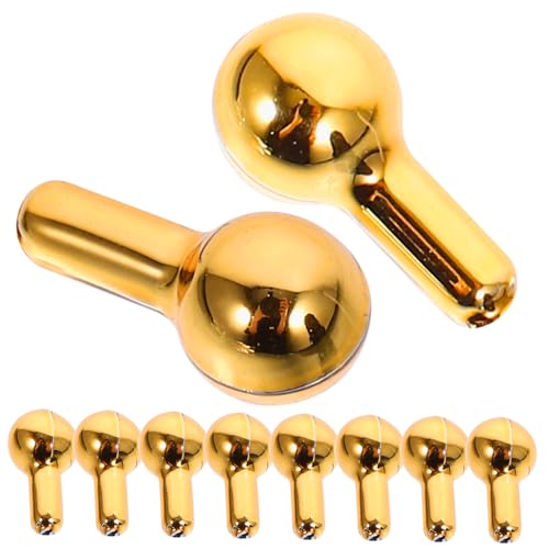 Warmhm 10 Stück Türgriff Für Puppenhaus Knöpfe Puppenhaus-kommode Handhaben Größe Modern Klein Schrankgriff Für Puppenhaus Puppenhausschrank-DIY-Griffe Golden Plastik Warmhm 10 Stück Türgriff Für Puppenhaus Knöpfe Puppenhaus-kommode Handhaben Größe Modern Klein Schrankgriff Für Puppenhaus Puppenhausschrank-DIY-Griffe Golden Plastik von Warmhm