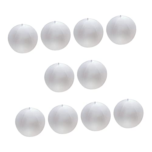 Warmhm 10 Stück Wasserbälle LED Dekorationsbälle Für Wasserbälle Kinderspielzeug Outdoor Dekoratives Kinderspielzeug Zarter Wasserball Zartes Kinderspielzeug Zarter Kinderball Weiß PVC von Warmhm