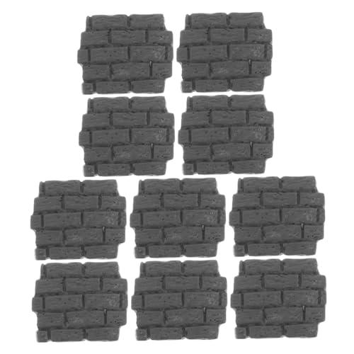 Warmhm 10 Stück Ziegelmoos-Ornamente winzig Miniatur-Ziegel eingetopft kleine Ziegel Mikro puppenhaus-zubehör Puppenhaus Zubehör deko Miniatur-Basismaterial Puppenhausbauzubehör Harz Grey Warmhm 10 Stück Ziegelmoos-Ornamente winzig Miniatur-Ziegel eingetopft kleine Ziegel Mikro puppenhaus-zubehör Puppenhaus Zubehör deko Miniatur-Basismaterial Puppenhausbauzubehör Harz Grey von Warmhm