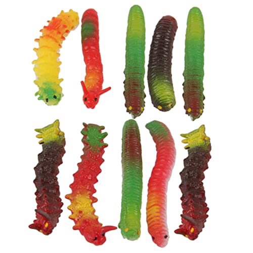 Warmhm 10 Stück künstliche Raupe Insekt gefälscht kindergeburtstags mitgebsel Scherzartikel ziernieten gartendeko Streichspielzeug Simulation Raupen Raupenmodell kniffliger Wurm Plastik Warmhm 10 Stück künstliche Raupe Insekt gefälscht kindergeburtstags mitgebsel Scherzartikel ziernieten gartendeko Streichspielzeug Simulation Raupen Raupenmodell kniffliger Wurm Plastik von Warmhm
