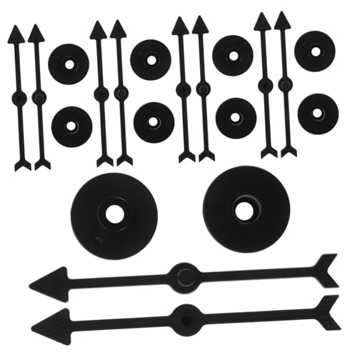 Warmhm 10 Stück rotierende Pfeile Brettspiel Pfeile Desktop-Pfeilspielzeug Brettspielzubehör Pfeilspinner aus Kunststoff Plattenspieler-Anzeigen Spielzeiger Plastik Black von Warmhm
