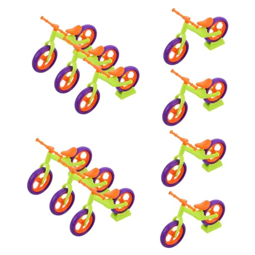 Warmhm 10 Stücke Miniatur Finger Bike Modelle Miniatur Fahrrad Kunststoff von Warmhm