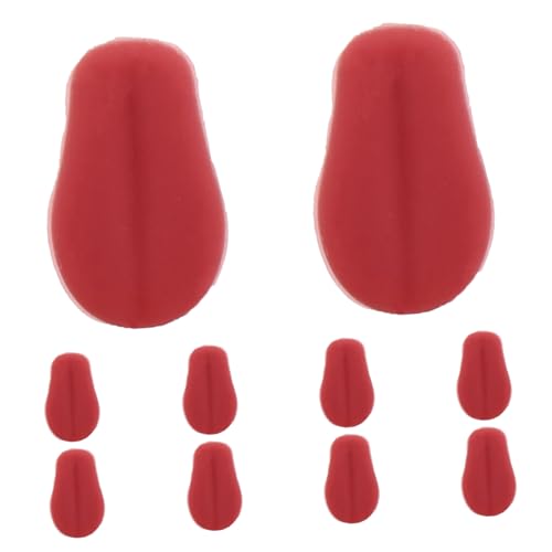Warmhm 10 Stücke Puppe Zunge Zubehör Gefälschte Zunge Rosy Kunststoff Warmhm 10 Stücke Puppe Zunge Zubehör Gefälschte Zunge Rosy Kunststoff von Warmhm