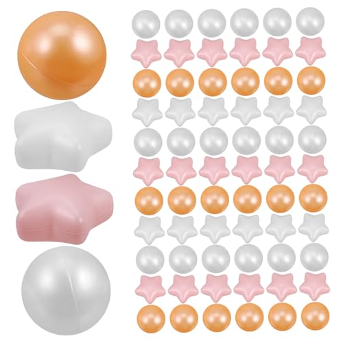 Warmhm 100 Stück BOBO -Ballpool - Pitballs Kindergrube Bälle für Babys Pit-Bälle für Runde Boxenkugel Spiel Ozeanbälle Grubenbälle aus Kunststoff Kleine Kugeln Eva Warmhm 100 Stück BOBO -Ballpool - Pitballs Kindergrube Bälle für Babys Pit-Bälle für Runde Boxenkugel Spiel Ozeanbälle Grubenbälle aus Kunststoff Kleine Kugeln Eva von Warmhm