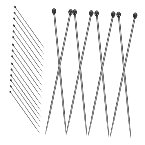 Warmhm 100 Stück Edelstahl Insektennadeln für Entomologie Stabile Fixierung Einfache Handhabung zur Sicheren Befestigung von Insektenproben für Ausstellung und Präparation von Warmhm