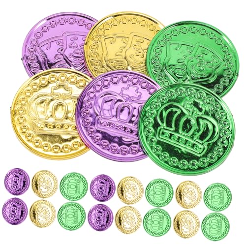 Warmhm 100 Stück Karneval Pirat Party Favorisieren Goldmünzen Simulation Schatzmünzen Kleine Spielzeuge Für Kinderpreise Schatz Münzspielzeug Aus Kunststoff Plastik von Warmhm