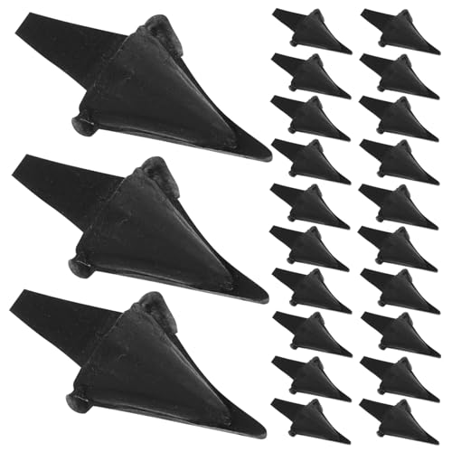 Warmhm 100 Stück Kleines Gelbes Hühnermaul Puppenschnabel Bastelmund Sicherheits-entenschnabel Mini-hühnerschnabel Plüsch-hühnerschnabel DIY Tiervogel-kükenschnabel Plastik Black von Warmhm