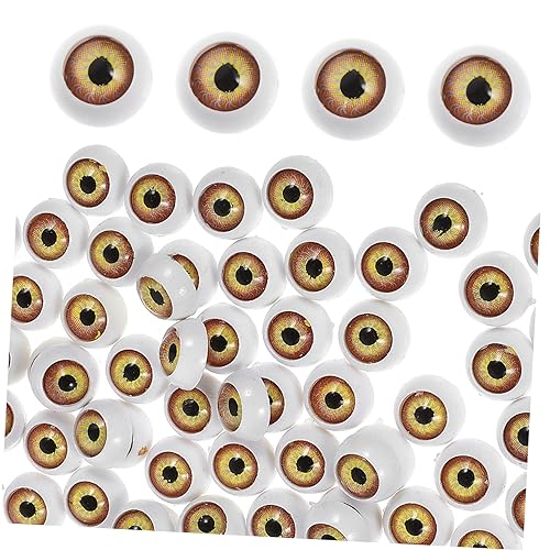 Warmhm 100 Stück Kunststoffaugen Selbstklebende Puppenaugen Augen für DIY Bastelprojekte Kreative Dekoration für Puppen Stofftiere und Halloween Requisiten Warmhm 100 Stück Kunststoffaugen Selbstklebende Puppenaugen Augen für DIY Bastelprojekte Kreative Dekoration für Puppen Stofftiere und Halloween Requisiten von Warmhm
