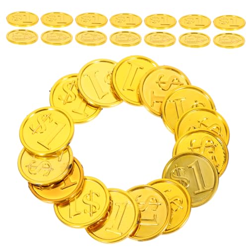 Warmhm 100 Stück Piratenspiel Münzen aus Multifunktionale Spielzeuge für Rollenspiele Partys und Lernspiele Leicht und Praktisch für Täglichen Gebrauch Warmhm 100 Stück Piratenspiel Münzen aus Multifunktionale Spielzeuge für Rollenspiele Partys und Lernspiele Leicht und Praktisch für Täglichen Gebrauch von Warmhm