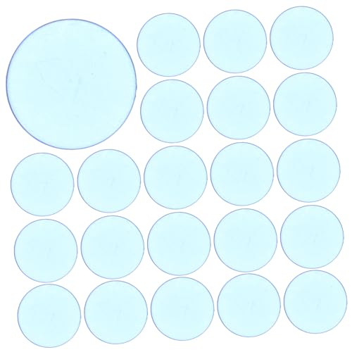 Warmhm 100 Stücke Bingo Chips Bingo Marker Spiel Tokens Zählen Chips Spiel Token Disc Mathematik Zähler Blau Acryl von Warmhm