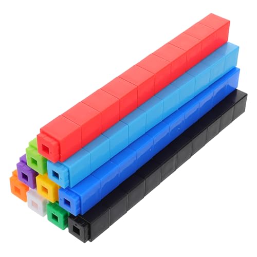 Warmhm 100 Teiliger Mathematik Rechnungswürfel Kleinkindspielzeug Bausteine Zählblöcke Geometrische Formen Blockpuzzle Kinderblöcke Puzzle Für Mädchen Stammspielzeugblöcke von Warmhm