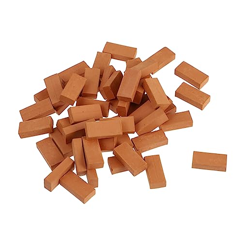 Warmhm 100Stücke Fairy Garden Und Micro Landschaft Ziegelsteinmodell Für DIY Sandtisch Bauzubehör Für Puppenhaus Und Garten Deko Warmhm 100Stücke Fairy Garden Und Micro Landschaft Ziegelsteinmodell Für DIY Sandtisch Bauzubehör Für Puppenhaus Und Garten Deko von Warmhm