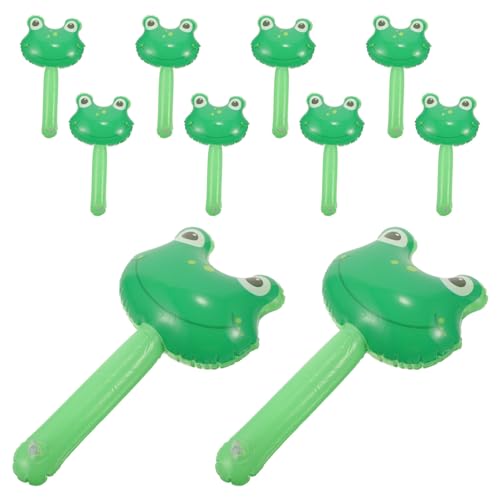 Warmhm Aufblasbarer Hammer mit Tiermotiv – 10 Stück Aufblasbares Spielzeug für Partys Lustiges Partyzubehör Vielseitig Einsetzbar von Warmhm