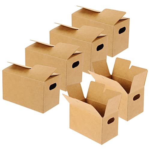 Warmhm 10Stücke Papierboxen Für Puppenhaus Dekoration Lustiges Gartendekor Und DIY Möbelmodell Realistische Spielzeugkisten Für Kreative Spielstunden Und Bildungsspielzeug von Warmhm