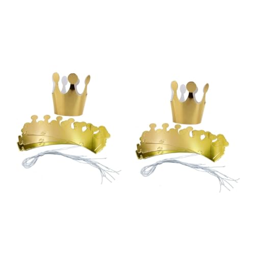 Warmhm 10er Set Goldene Geburtstagshüte Aus Papier – Festliche Partyhüte Für Kindergeburtstage - Glänzende Krone Für Unvergessliche Feiern - Ideal Für Jungen Und Mädchen Warmhm 10er Set Goldene Geburtstagshüte Aus Papier – Festliche Partyhüte Für Kindergeburtstage - Glänzende Krone Für Unvergessliche Feiern - Ideal Für Jungen Und Mädchen von Warmhm