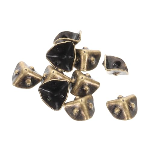 Warmhm 10pcs Mini -Koffer -Ecke Wraps Für Dollhouse Supplies Puppenzubehör Metallbox Füße Wraps Für Miniatur -dekorationsboxen Warmhm 10pcs Mini -Koffer -Ecke Wraps Für Dollhouse Supplies Puppenzubehör Metallbox Füße Wraps Für Miniatur -dekorationsboxen von Warmhm