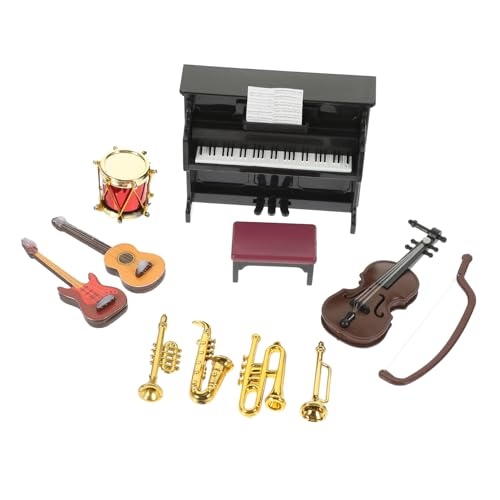 Warmhm 11 Stück Miniaturisierte Musikinstrumente Teiliges Puppenhaus Zubehör aus Sicherem für Leicht und Platzsparend Kreative Spielwelten Warmhm 11 Stück Miniaturisierte Musikinstrumente Teiliges Puppenhaus Zubehör aus Sicherem für Leicht und Platzsparend Kreative Spielwelten von Warmhm