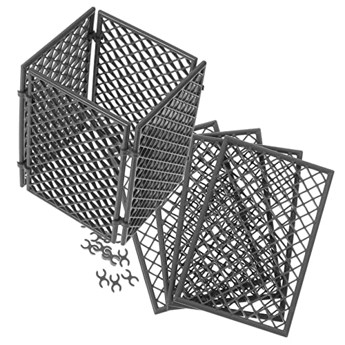 Warmhm 12 Blatt Eisen -Mesh -Wandbausteine dekorativer Zaun Szenenzubehör Kinderspielzaun Kinderspielzeug Statisches Szenenspielzeug Soldatenspielzeug Wildzaun Abs Grey Warmhm 12 Blatt Eisen -Mesh -Wandbausteine dekorativer Zaun Szenenzubehör Kinderspielzaun Kinderspielzeug Statisches Szenenspielzeug Soldatenspielzeug Wildzaun Abs Grey von Warmhm