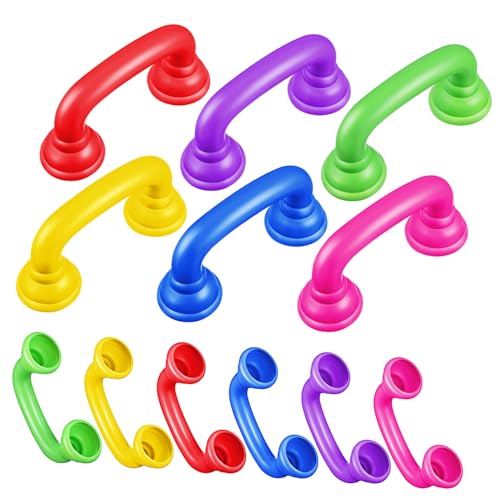 Warmhm 12-teiliges Kindertelefon-Spielzeug Rollenspiel-Telefon Für Kleinkinder Bunte Flüstertelefone Sprachtherapie-Tool von Warmhm