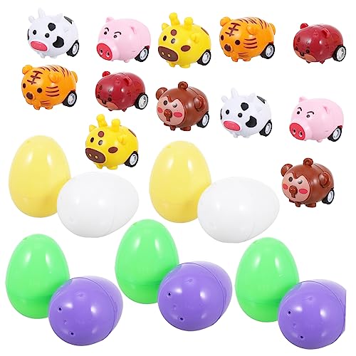 Warmhm 12 Sätze Eier Aus Tierkarren Für Tierspielzeug Für Kleinkinder Kinderspielzeug Auto Entzückende Mit Ostern Gefüllte Eier Eierschachteln Plastik Colorful Warmhm 12 Sätze Eier Aus Tierkarren Für Tierspielzeug Für Kleinkinder Kinderspielzeug Auto Entzückende Mit Ostern Gefüllte Eier Eierschachteln Plastik Colorful von Warmhm