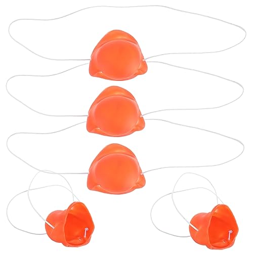 Warmhm 12 Stück Clownsnase Damen Party realistisch Clownnase LED Halloween Costume Halloween Kleidung faschingsdekoration Halloween Outfits Nase Clown Nase des Zirkusclowns Vinyl rot von Warmhm