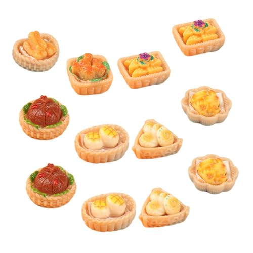 Warmhm 12stücke Miniatur-Lebensmittel-Modelle Aus Kunstharz DIY-Snack-Spielzeug Für Puppenhaus Dekorative Mini-lebensmittelrequisiten Gemischter Stil Für Basteln Und Dekoration Warmhm 12stücke Miniatur-Lebensmittel-Modelle Aus Kunstharz DIY-Snack-Spielzeug Für Puppenhaus Dekorative Mini-lebensmittelrequisiten Gemischter Stil Für Basteln Und Dekoration von Warmhm