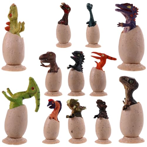 Warmhm 12 Stück Dinosaurier-Ei- dekorative Dinosaurierstatue Dinosaurier- Dinosaurierstatue für Spiel Dinosaurierspielzeug zur Dekoration Plastik Warmhm 12 Stück Dinosaurier-Ei- dekorative Dinosaurierstatue Dinosaurier- Dinosaurierstatue für Spiel Dinosaurierspielzeug zur Dekoration Plastik von Warmhm