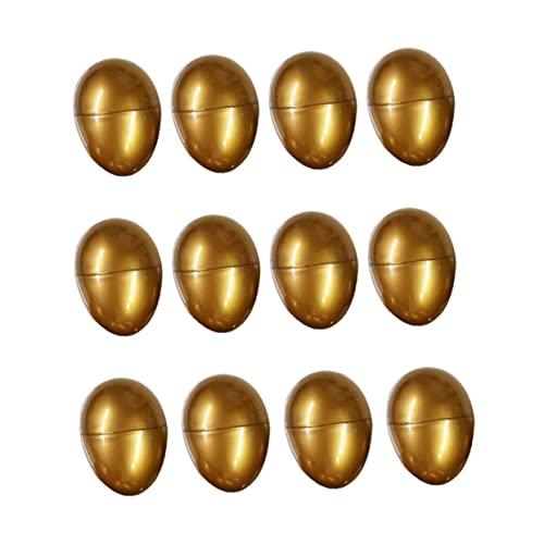 Warmhm 12 Stück Gacha Golden Klein Dekorationen Groß Schüttgut Gefüllt Für Eier Ostervorräte Dekorativ - - Pp Warmhm 12 Stück Gacha Golden Klein Dekorationen Groß Schüttgut Gefüllt Für Eier Ostervorräte Dekorativ - - Pp von Warmhm