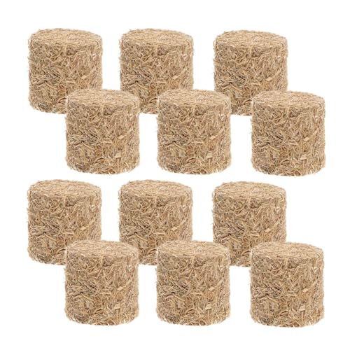 Warmhm 12 Stück Heuhaufen-Modell Ballen Stroh Puppe Miniaturen Bauernhof Dekoration Mini Heu Miniaturszene dekorativer Heuhaufen dekoratives Heu kleines Heu Holz Warmhm 12 Stück Heuhaufen-Modell Ballen Stroh Puppe Miniaturen Bauernhof Dekoration Mini Heu Miniaturszene dekorativer Heuhaufen dekoratives Heu kleines Heu Holz von Warmhm