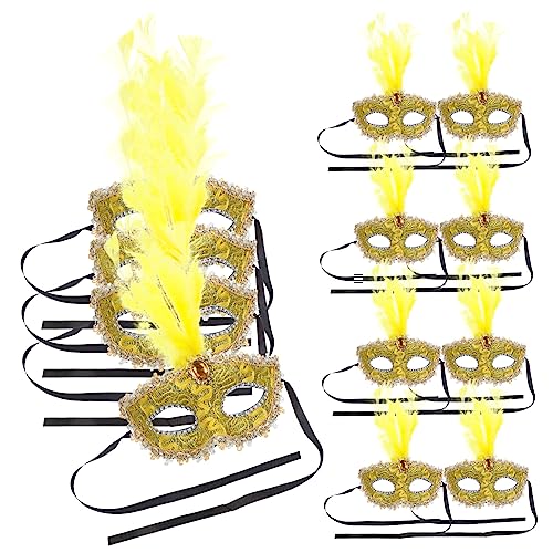 Warmhm 12 Stück Karnevalsmaske the hallow halloween mitgebsel halllowen halloween masks cosplays Grimasse Maskerade Gesichter maskiert Wimperntusche Halbmasken Kostümmasken Plastik Yellow Warmhm 12 Stück Karnevalsmaske the hallow halloween mitgebsel halllowen halloween masks cosplays Grimasse Maskerade Gesichter maskiert Wimperntusche Halbmasken Kostümmasken Plastik Yellow von Warmhm