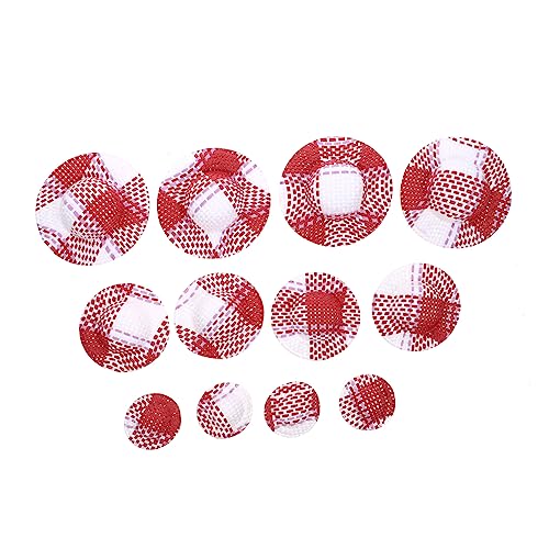 Warmhm 12 Stück Mini Hut für Puppen Gestreifte Hüte für DIY Zubehör Mini Sonnenhüte Puppenbekleidung und Kreative Warmhm 12 Stück Mini Hut für Puppen Gestreifte Hüte für DIY Zubehör Mini Sonnenhüte Puppenbekleidung und Kreative von Warmhm
