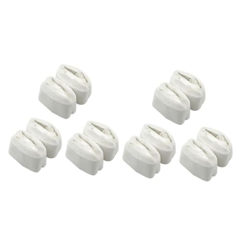 Warmhm 12 Stück Mundspulen Requisiten Streifen Mundspulen Papierstütze Zauberer Mini Weihnachten Party Amusement Party Sachen cadfi Erbrochenes Rollenpapier Bühnen-Gimmick-Requisiten Weiß von Warmhm