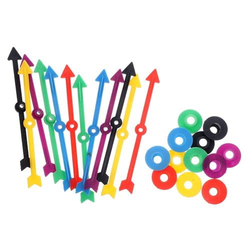 Warmhm 12 Stück Plattenspieler Zeigerspielzeug Erwachsene Planke Rotierende Pfeile Zubehör Für Brettspiele Brettspiel Pfeile Brettspiele Selber Machen Brettspielzubehör Plastik von Warmhm