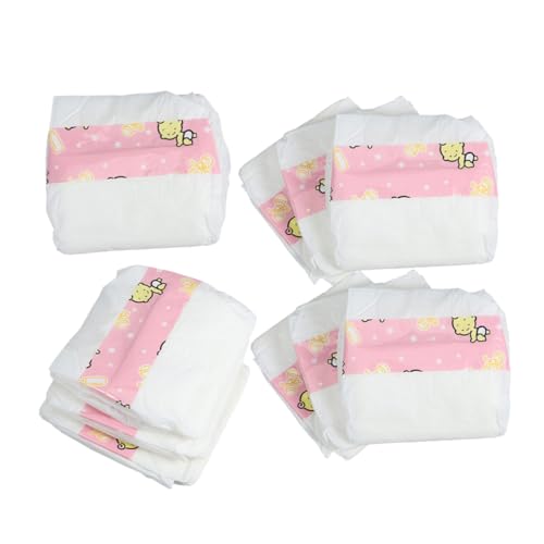 Warmhm 12 Stück Puppen-Anziehwindel puppenwindeln Puppen Puppen Kleider Babypuppenzubehör für das Puppenhaus realistisches Babypuppenzubehör PVC Rosa Warmhm 12 Stück Puppen-Anziehwindel puppenwindeln Puppen Puppen Kleider Babypuppenzubehör für das Puppenhaus realistisches Babypuppenzubehör PVC Rosa von Warmhm