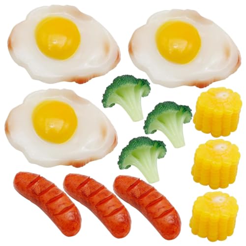 Warmhm 12 Stück Teiliges Künstliche Lebensmittelmodell für Dekoration Realistisches mit Hot Dogs Maiskolben Brokkoli für Fotografie und Spielzeugküche Warmhm 12 Stück Teiliges Künstliche Lebensmittelmodell für Dekoration Realistisches mit Hot Dogs Maiskolben Brokkoli für Fotografie und Spielzeugküche von Warmhm