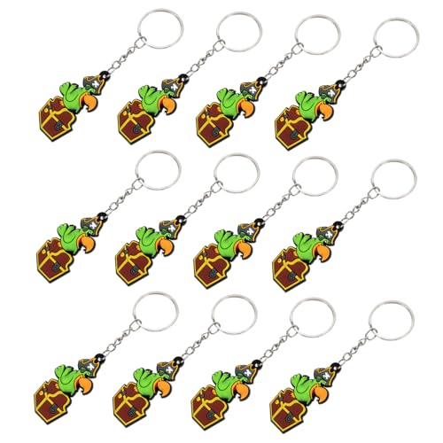 Warmhm 12 Stück Teiliges Piraten schlüsselanhänger Papagei Vielseitige Party deko und Kindergeburtstags geschenke als Mitgebsel Rucksack anhänger und Halloween piratenschmuck von Warmhm