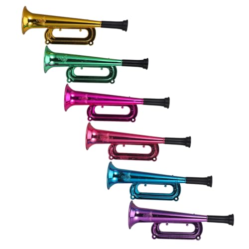 Warmhm 12 Stück Trompetenspielzeug jubeln Kind Musikinstrument Trompetengeräuschemacher Trompete Requisiten tragbares Hornspielzeug Party -Requisiten Stadion Horn Plastik Warmhm 12 Stück Trompetenspielzeug jubeln Kind Musikinstrument Trompetengeräuschemacher Trompete Requisiten tragbares Hornspielzeug Party -Requisiten Stadion Horn Plastik von Warmhm