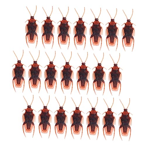 Warmhm 120 Stück Simulation Kakerlake Mini Gefälscht Halloween- Trick Sehen Aus Mit Gruseliges Party Für Realistisch Halloween -Dekorationen Beängstigend PVC von Warmhm