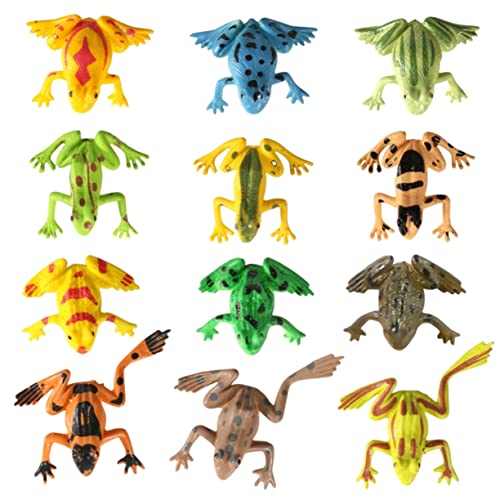 Warmhm 12Stücke Frösche Spielzeuge Realistische Handgefertigte Figuren für Miniaturlandschaften und Garten Dekorationen Party Mitgebsel Warmhm 12Stücke Frösche Spielzeuge Realistische Handgefertigte Figuren für Miniaturlandschaften und Garten Dekorationen Party Mitgebsel von Warmhm